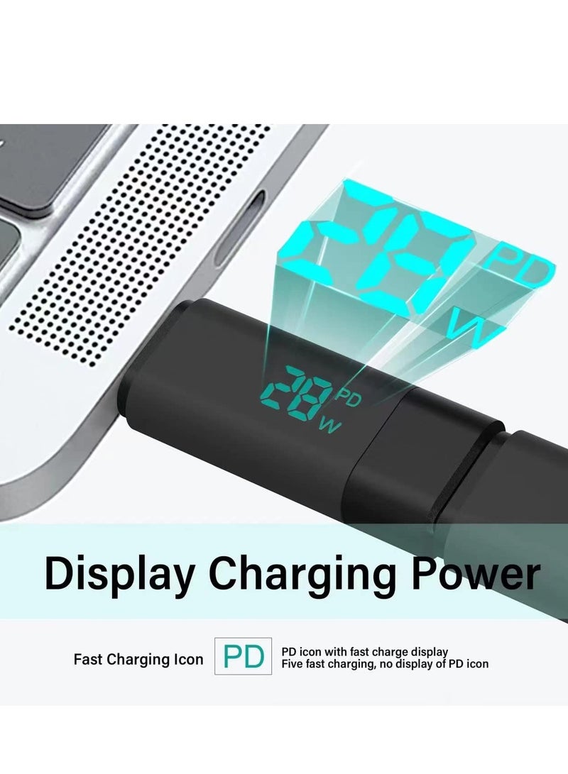 Suntown محول تمديد USB C 3.2/40Gbps تمديد قصير من النوع C 8K@60Hz PD 28W من النوع C ذكر إلى أنثى Thunderbolt QC ونقل البيانات لأجهزة USB-C (قطعتان) - Image 2