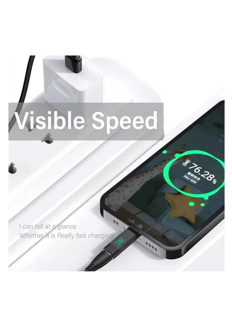 Suntown محول تمديد USB C 3.2/40Gbps تمديد قصير من النوع C 8K@60Hz PD 28W من النوع C ذكر إلى أنثى Thunderbolt QC ونقل البيانات لأجهزة USB-C (قطعتان) - Image 4