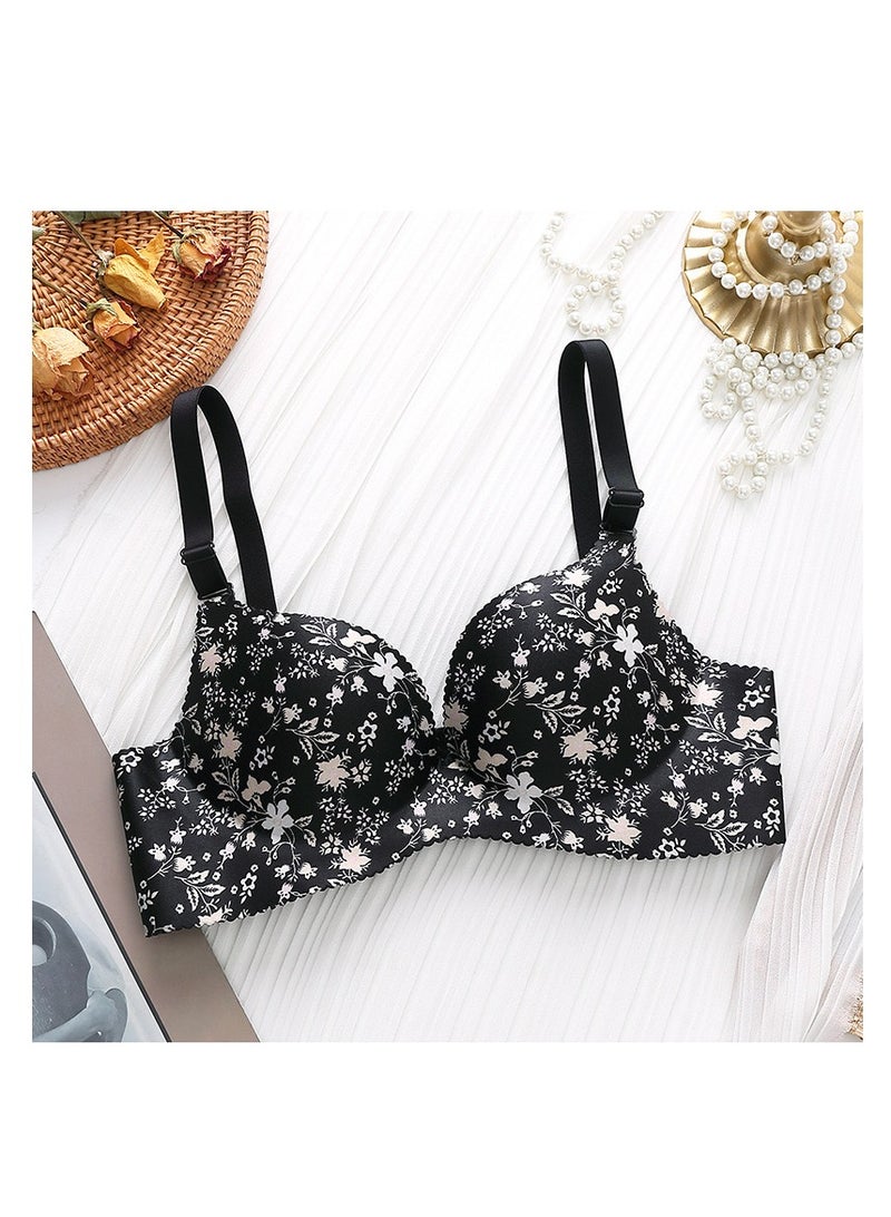 2 Pieces Ladies Seamless Push UP Bra  - Image 2