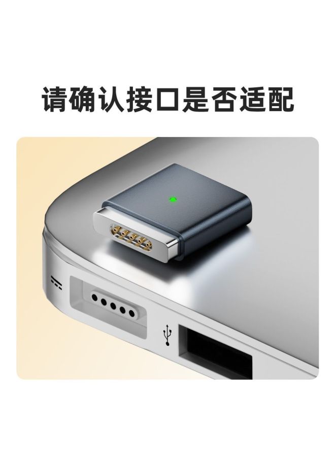 Type-c To Magsafe2 Is Suitable For Apple Notebook Macbook Magnetic Adapter T-head 100w Fast Charging - Image 4