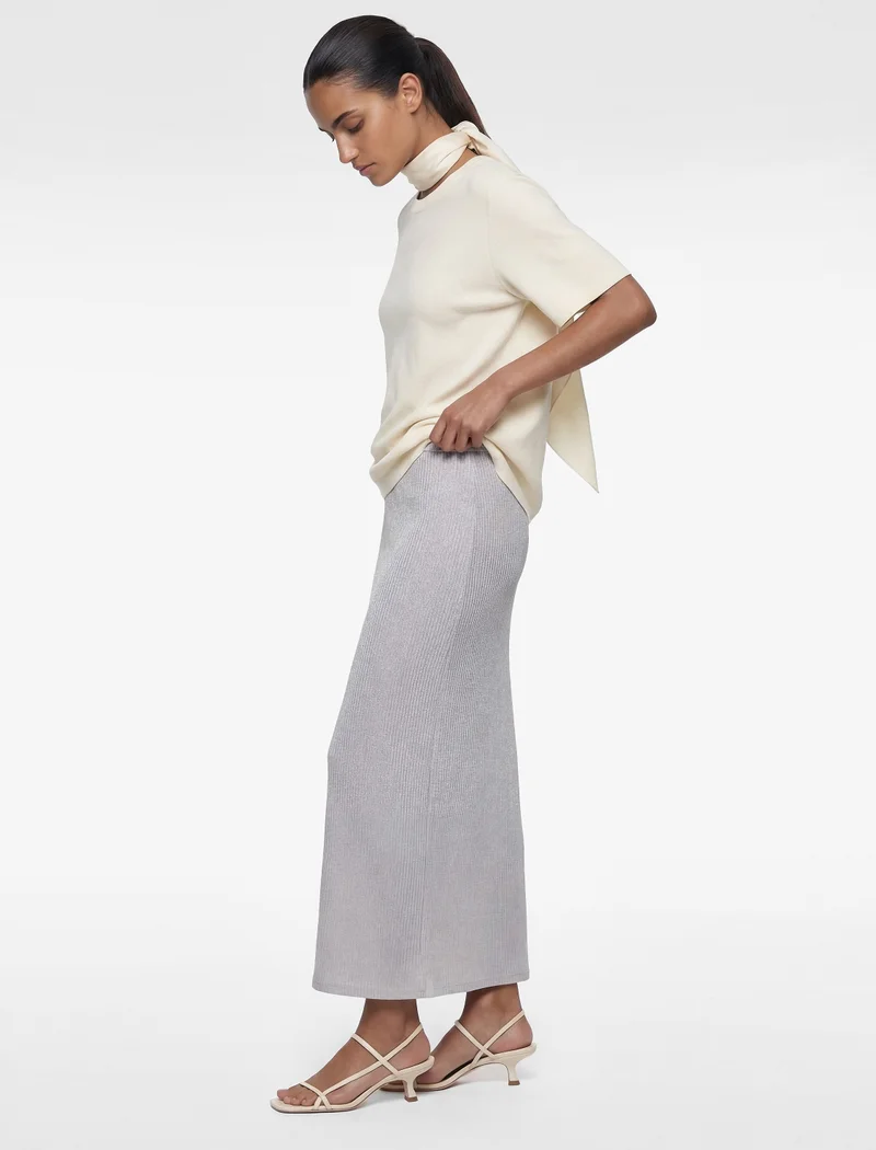 كوتون Gleamy Midi Skirt