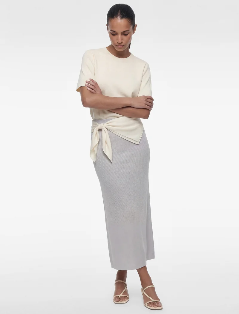 كوتون Gleamy Midi Skirt