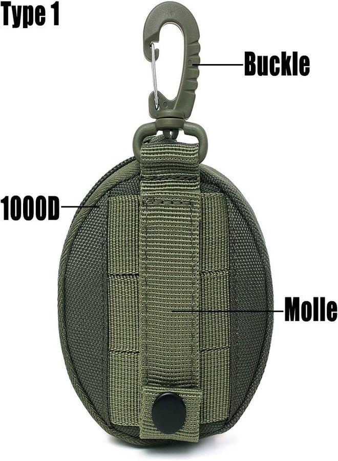 محفظة نقود صغيرة من KEKOZE، سلسلة مفاتيح، جيب بسحاب لطيف للنساء والفتيات والأطفال، حقيبة تنظيم خفيفة الوزن وقابلة للحمل للعملات المعدنية والنقود وسماعات الأذن، تناسب الجيوب (لون بني فاتح، عبوة من قطعة واحدة) - Image 4