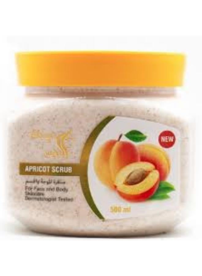 Alarays Scrubbing Cream for Face and Body With Apricot 500ml - Image 2
