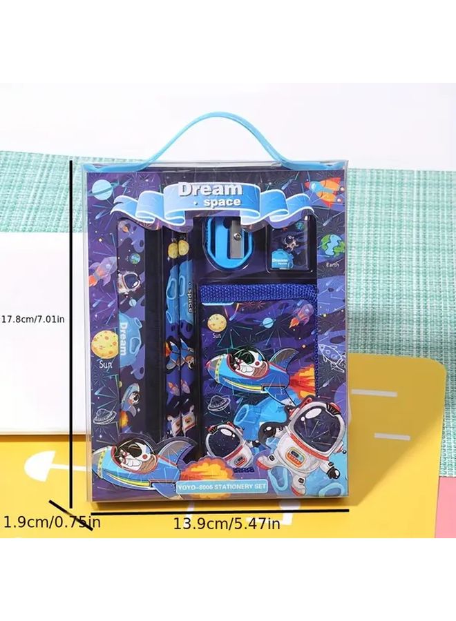 محافظ نقود الديناصورات ومجموعة القرطاسية هدية عيد الميلاد للأطفال - Image 4