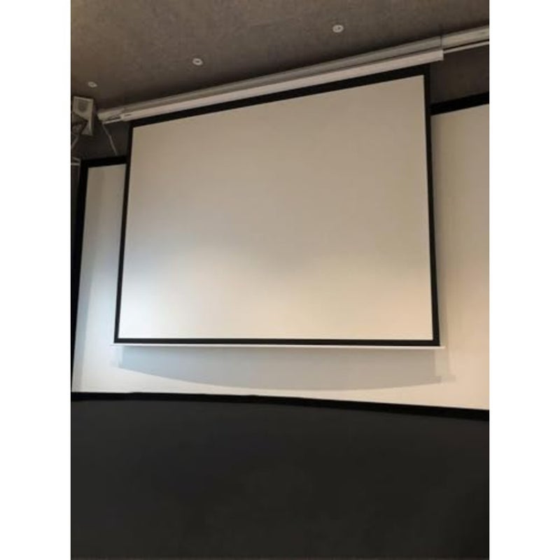 Motorized Projector Screen 150 Inch 4:3, Electric Projection Screen with Remote Control, Wall and Ceiling Mount, Quiet Motor for Office, School and Conferen 332x248cm - Image 3