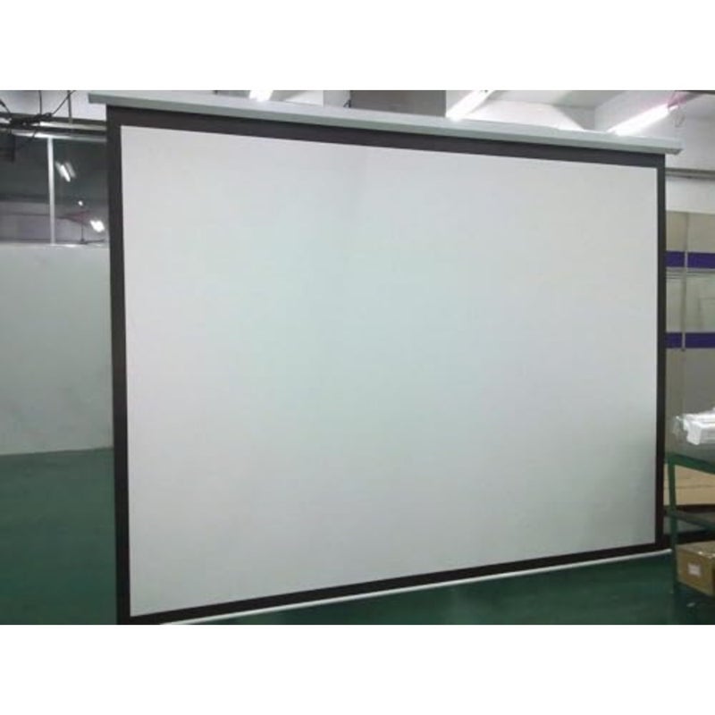 Motorized Projector Screen 150 Inch 4:3, Electric Projection Screen with Remote Control, Wall and Ceiling Mount, Quiet Motor for Office, School and Conferen 332x248cm - Image 5
