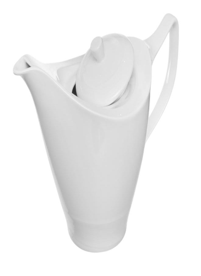 Royal Porcelain Royal Porcelain Coffee Pot with Lid Shape Silk 0.40 L White  - Image 3