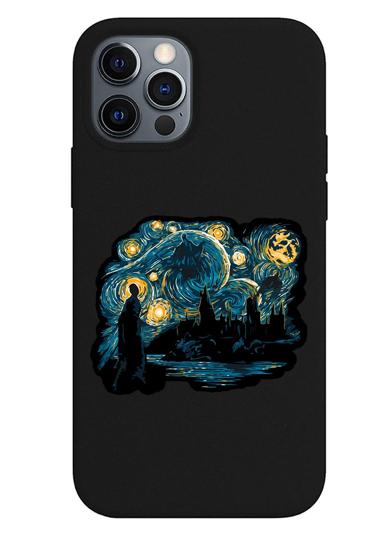 Theodor Protective Slim Fit Case Liquid Silicone Cover with Full Body Protection Anti-Scratch Shockproof Case For iPhone 12 Pro Black  - FORZA088 Mickey mouse2 - Image 1