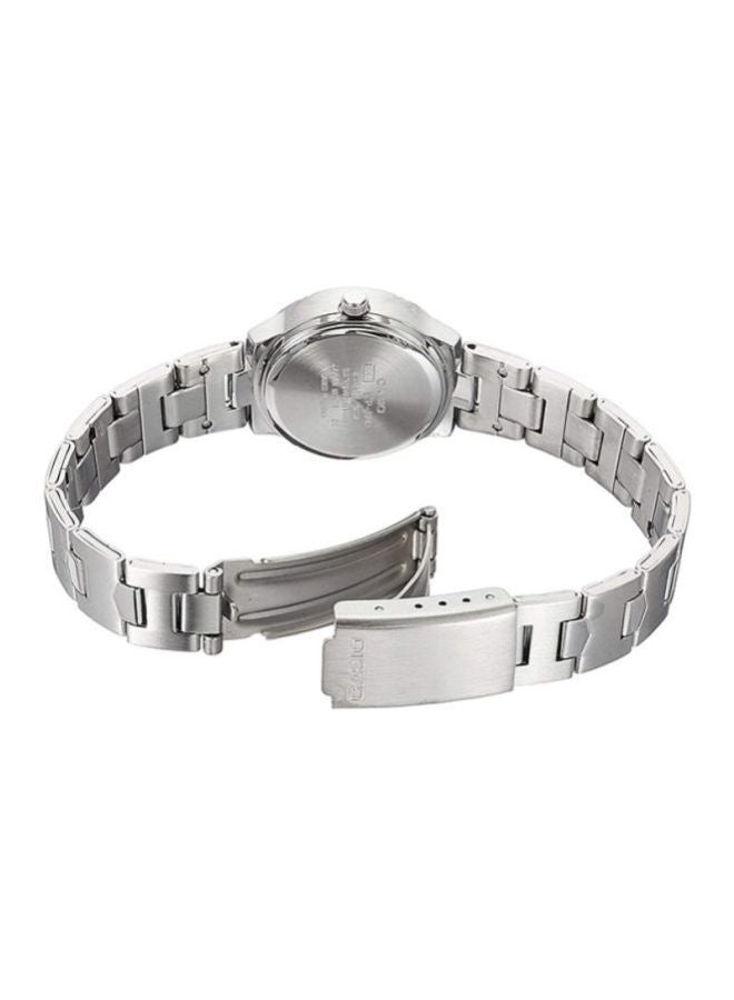 كاسيو ساعة يد بعقارب إنتيسر كوارتز طراز LTP-1241D-7A2DF مقاس 25 مم - لون فضي نساء - Image 2