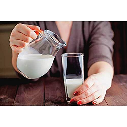 KWER Square Fiber Glass Set - 300ml Plastic Drinking Glasses, Unbreakable Water and Juice Glasses (Set of 6, Transparent) - Image 5