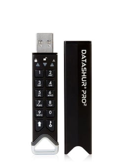 iStorage datAshur PRO2 16 GB | Secure Flash Drive | FIPS 140-2 Level 3 Certified | Password protected | Dust/Water-Resistant