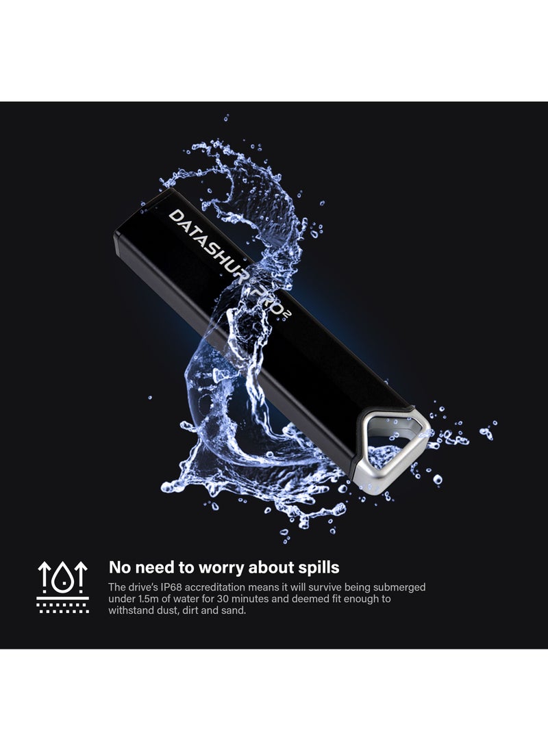 iStorage - iStorage datAshur PRO2 16 GB | Secure Flash Drive | FIPS 140-2 Level 3 Certified | Password protected | Dust/Water-Resistant - Image 1