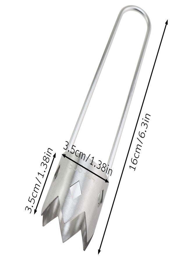 CChiai Multifunctional Silver 304 Stainless Steel Fruit and Vegetable Corer Suitable for Sweet Peppers Apple Pear Tomatoes - Image 2