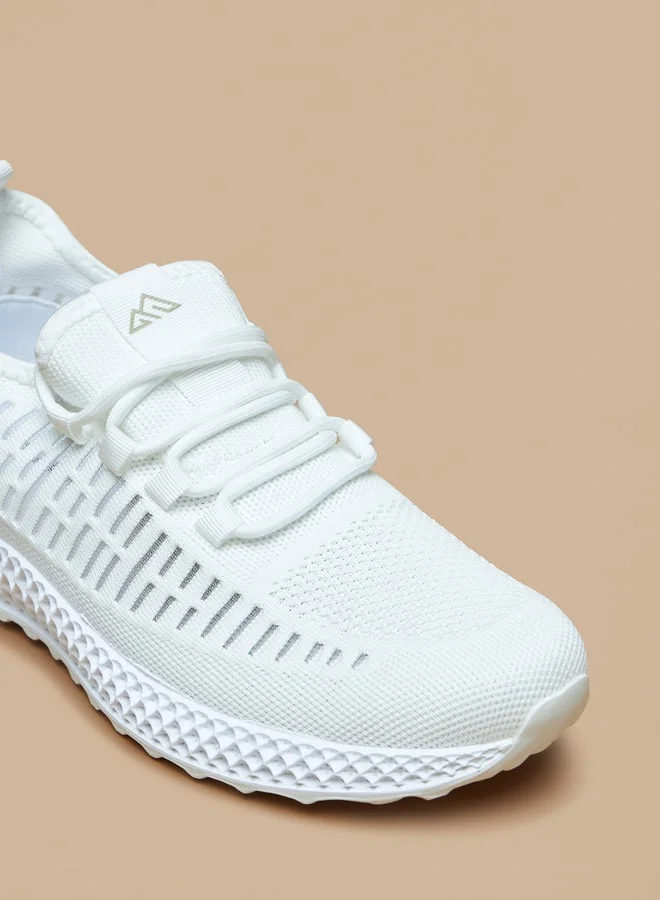 Oaklan by Shoexpress Textured Lace Up Sports Shoes