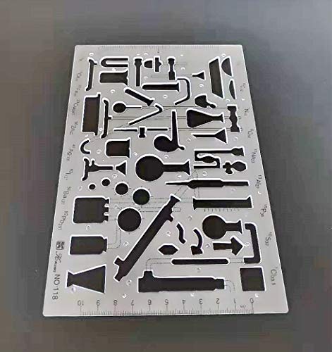 OBUY Organic Chemistry Stencil Drawing Template - Image 3