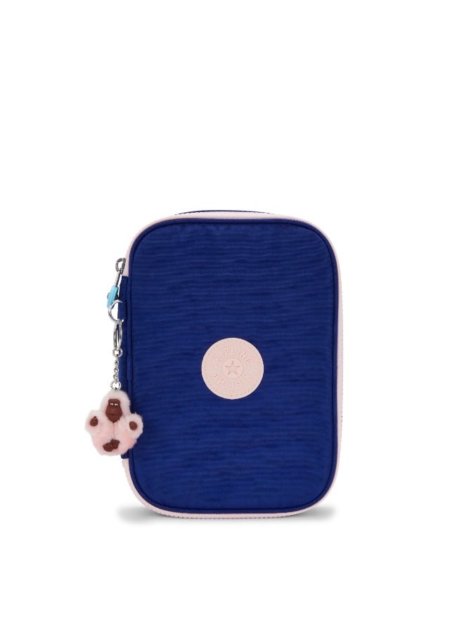 kipling 100 Pens Large Kids School Pen Case Solar Navy Blue  - Image 1