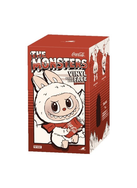 POP MART The Monsters COCA-COLA Series-Vinyl Face Blind Box, Blind Box Figures, Random Design Action Figures Collectible Toys, Single Box (1PC only)