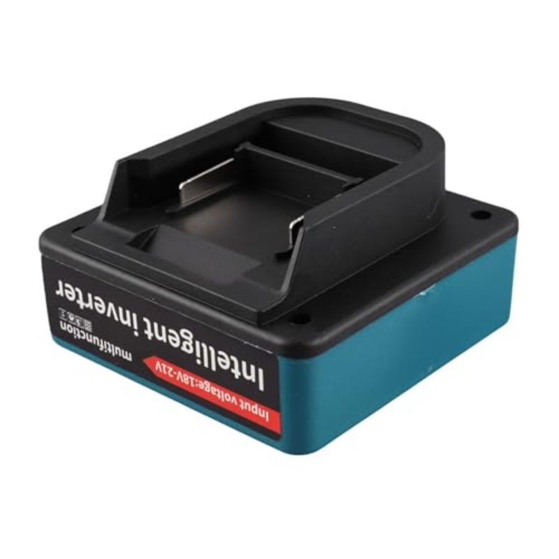 jixie200W DC18V-21V, Outdoor Generator Battery Converter with 2 USB and LED and AC Battery Powered Outlet, DC to AC Converter for Charging Electronics - Image 4