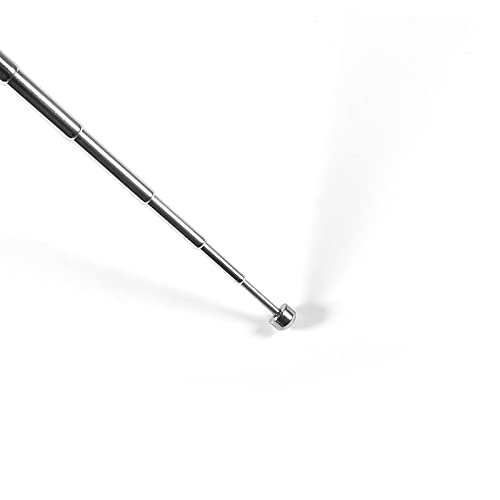 AEDIKO FM Telescopic Antenna 75 Ohm Indoor FM Radio Antenna F Type Male Plug Connector with 5pcs Converter for TV AM FM Radio Stereo Receiver - Image 3