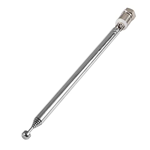 AEDIKO FM Telescopic Antenna 75 Ohm Indoor FM Radio Antenna F Type Male Plug Connector with 5pcs Converter for TV AM FM Radio Stereo Receiver - Image 4
