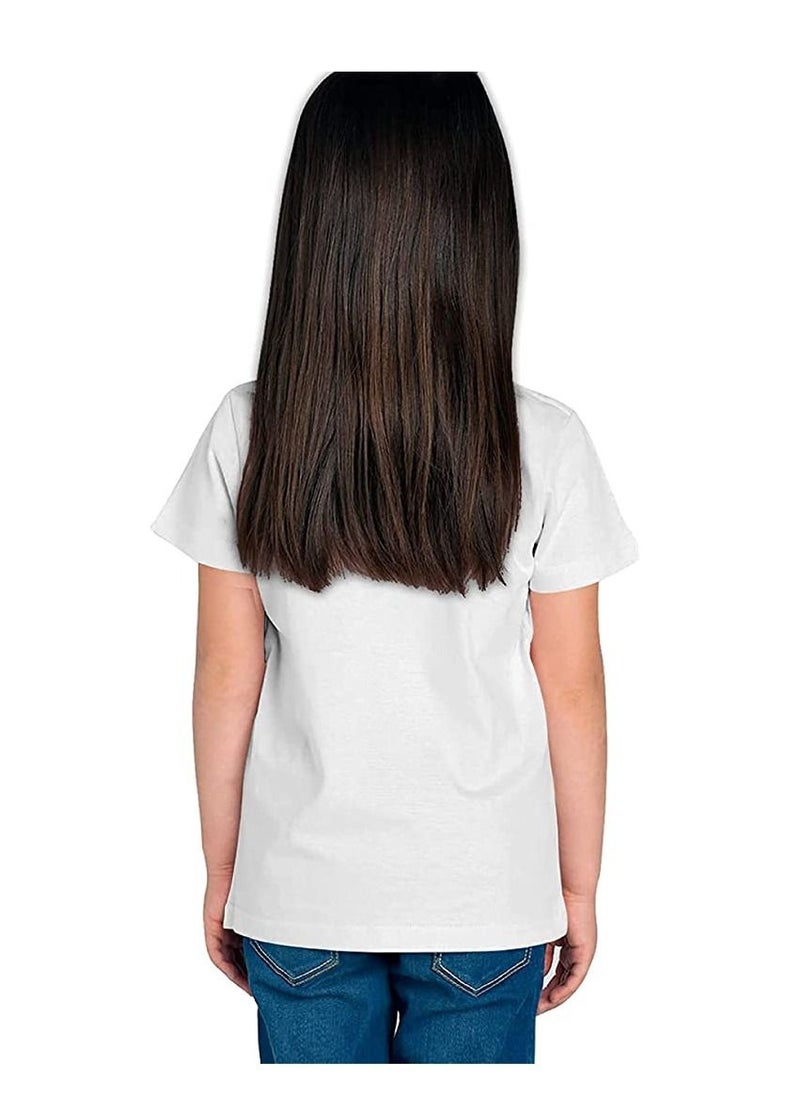 PRINTSHOP4ME Ramadan Printed Design Round Neck Cotton Girl Kids Tshirt Design 3  - Image 3