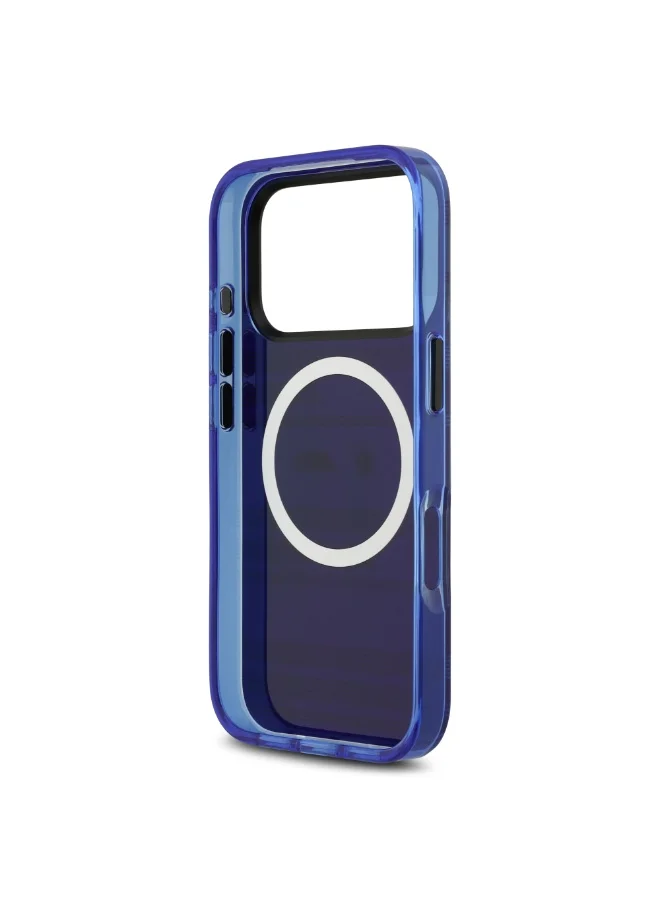 BMW iPhone 17 Pro Max MagSafe Case Transparent IML Cover With Metal Buttons & Line Designs
