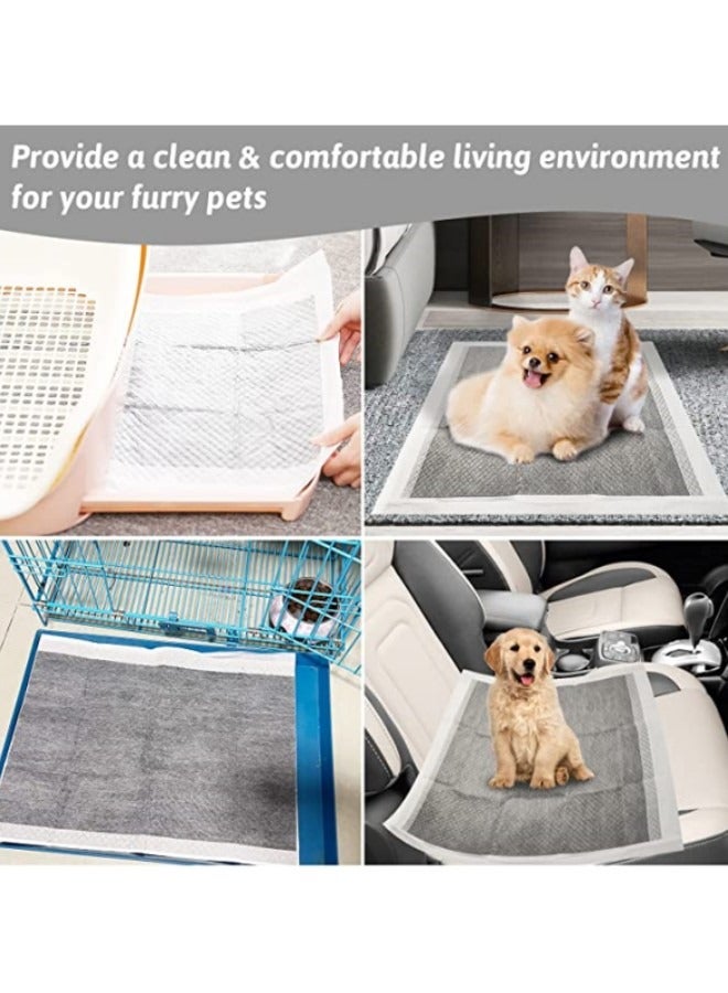 Generic Bamboo Charcoal Dog Urine Pad Charcoal Pads for Dogs Odor-Control Carbon Pee Pads for Dogs Absorbs 5-Layer Leak-Proof Quick Dry Dog Training Pads - Image 3