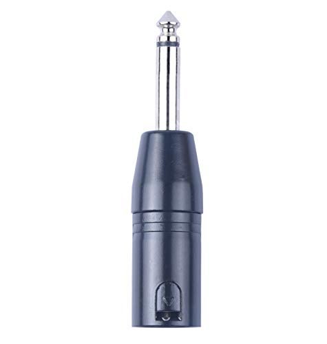 Devinal XLR Male to 1/4" Adapter Upgrade 6.35mm Mono to XLR Gender Changer, Quarter Inch TS to 3 PIN XLR Converter Audio Coupler Connector Metal Construction Mic Jack Plug (3 Pack) - Image 3