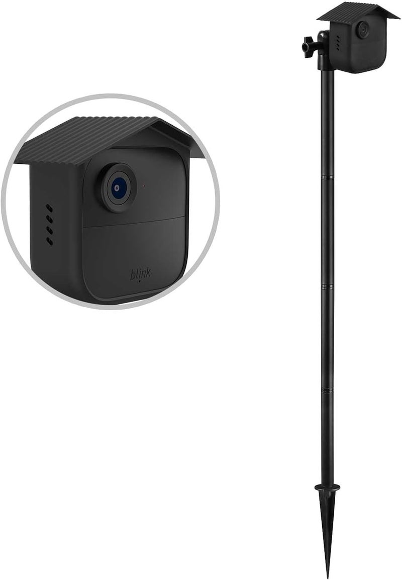 OkeMeeo Camera Ground Stake Mount for Blink Outdoor 4, Metal Ground Spike with Silicone Cover for Blink Gen 4 Outdoor Camera - Image 2