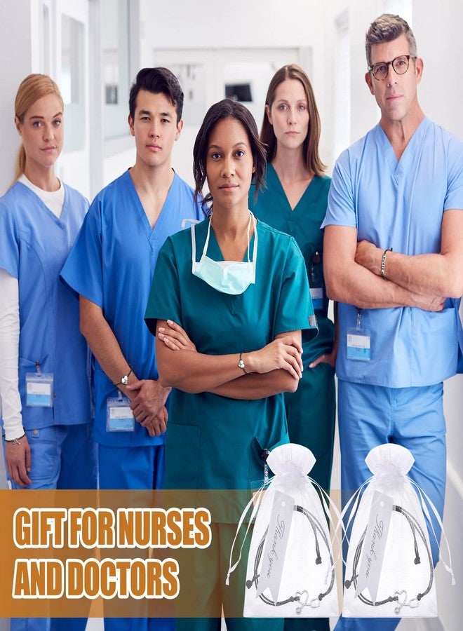 Kigeli 18 Pcs Nurse Graduation Gifts Included 6 Nurse Bracelet 6 Organza Bag and Thank You Tag Appreciation Gifts for Student - Image 3