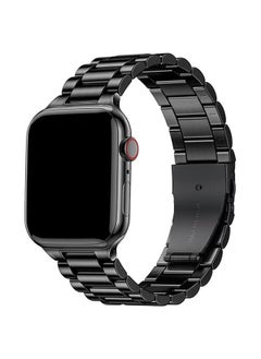 Sthxyfaith Compatible for Apple Watch Ultra 2 Band 49mm, Premium Stainless Steel Metal Compatible with Apple Watch Ultra Band/Apple Watch Strap 49mm, Replacement Adjustable Strap for Men Women, Black  - Image 1