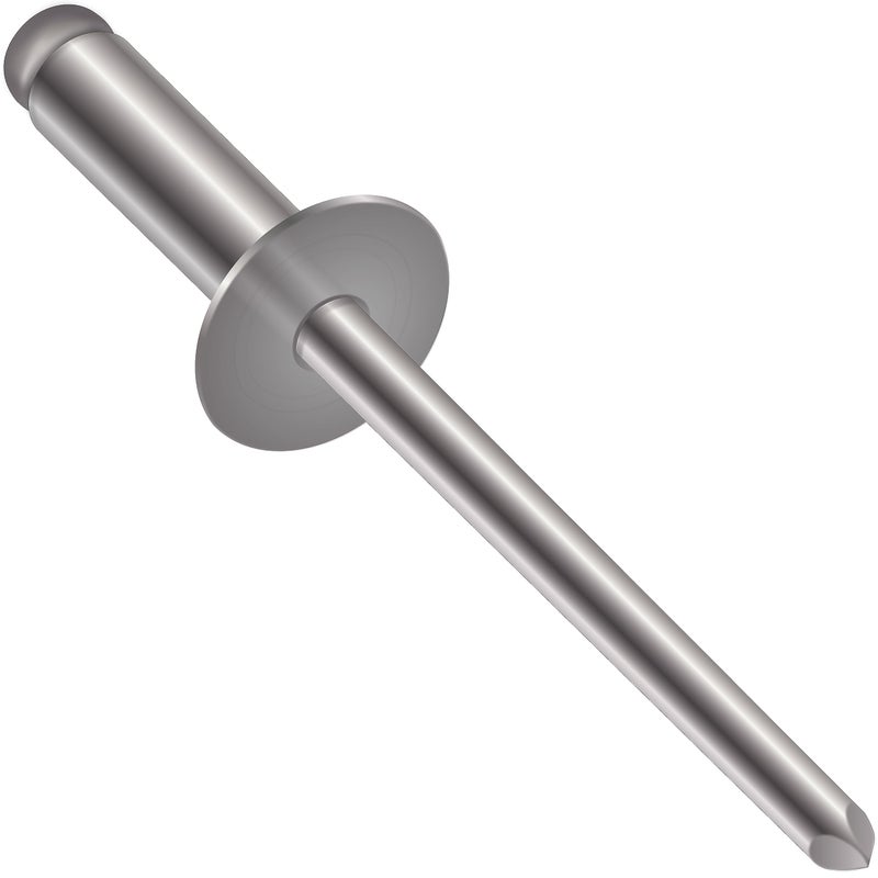 LauTech 4mm x 17mm Pop Rivets Rivet with Large Flange Rivets (30 Pack) - Blind Rivet, Large Head Dome Rivets with Aluminium Body and Steel Mandrel for Metal, Tinplate, Metal Fastening - Push Rivets - Image 3
