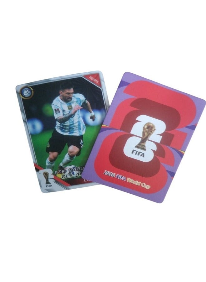 Football Stars Card - 1 Pcs Unique Football Players Cards - Each Pack Contains 8 Different Cards to Create Unforgettable Moments - Image 3