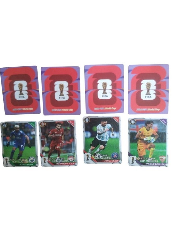 Football Stars Card - 1 Pcs Unique Football Players Cards - Each Pack Contains 8 Different Cards to Create Unforgettable Moments - Image 4