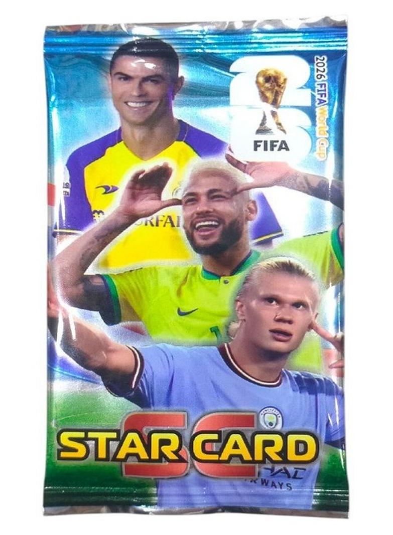 Football Stars Card - 1 Pcs Unique Football Players Cards - Each Pack Contains 8 Different Cards to Create Unforgettable Moments - Image 1