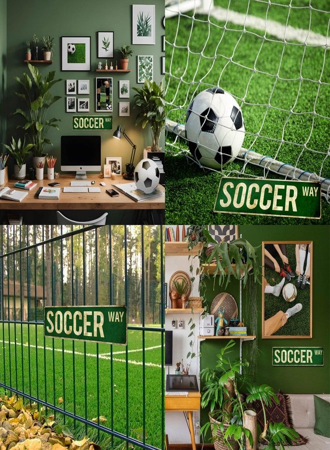 Rasonus Soccer Gifts for Boys 8-12 Men Soccer Poster Wall Decor for Girls Room, Vintage Sports Decor Teen Boys Birthday Christmas Wall Art for Bedroom Man Cave - Image 5