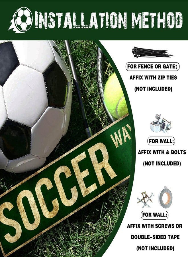 Rasonus Soccer Gifts for Boys 8-12 Men Soccer Poster Wall Decor for Girls Room, Vintage Sports Decor Teen Boys Birthday Christmas Wall Art for Bedroom Man Cave - Image 4