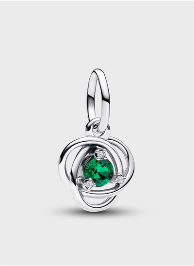 PANDORA Green Eternity Circle Dangle Charm