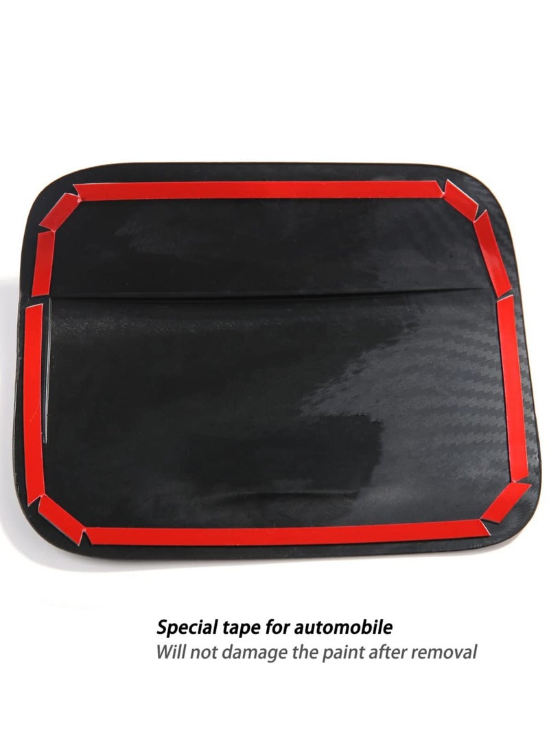 SYOSI - SYOSI for Toyota Camry 2022/ 2021/ 2020/ 2019/ 2018 Accessories Car Fuel Tank Cover Trim Oil Gas Cap Exterior Decoration Sticker (Carbon Fiber Grain) - Image 1