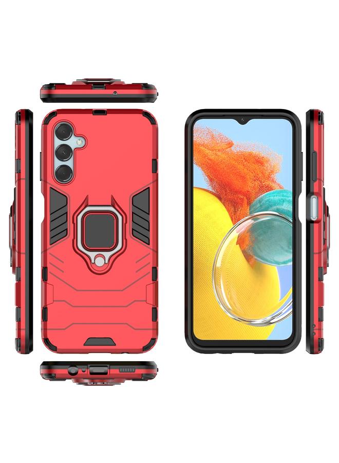 اس-توب جراب لهاتف Samsung Galaxy M14 PC + جراب هاتف مزود بحلقة مغناطيسية من مادة TPU - Image 2