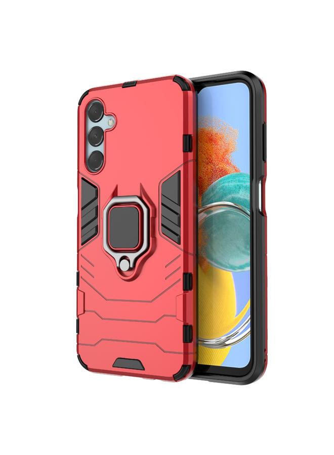 اس-توب جراب لهاتف Samsung Galaxy M14 PC + جراب هاتف مزود بحلقة مغناطيسية من مادة TPU - Image 1