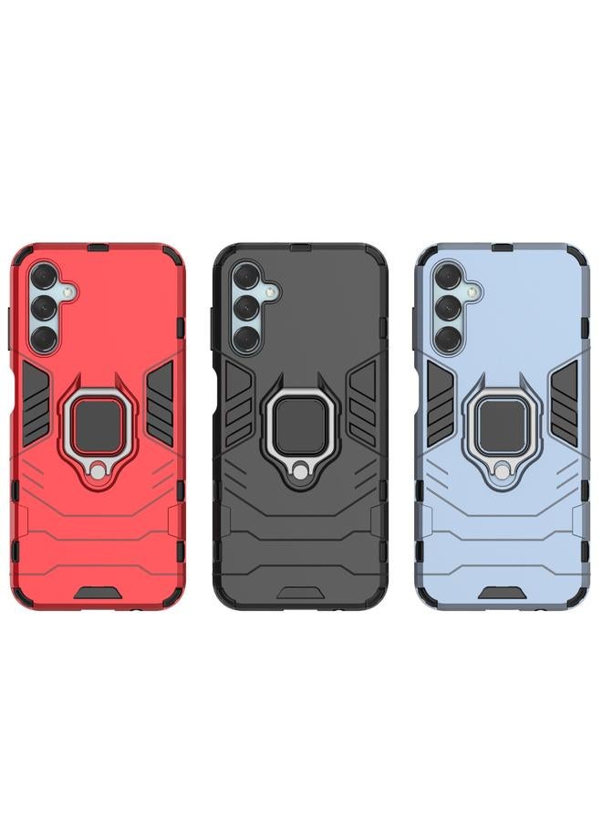 اس-توب جراب لهاتف Samsung Galaxy M14 PC + جراب هاتف مزود بحلقة مغناطيسية من مادة TPU - Image 5