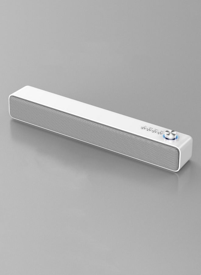 M MIAOYAN Bluetooth speaker, high volume, home long simple style subwoofer speaker, universal Bluetooth/wired dual-mode connection to TV and computer, high-quality audio  - Image 1