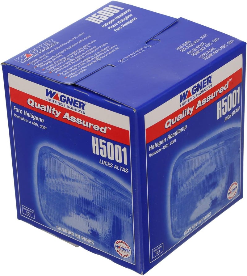 Wagner H5001 Halogen Sealed Beam Headlight - Bright and Durable Lighting for Cars and Trucks - Image 4