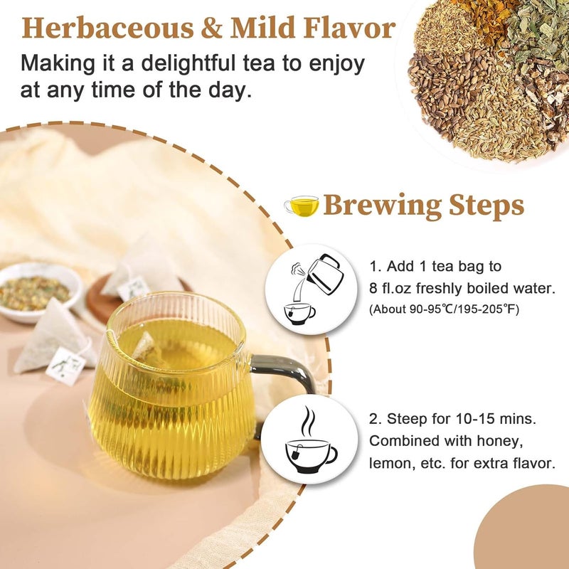 FullChea أكياس شاي فول تشيا للتخلص من السموم - 50 قطعة - Image 5