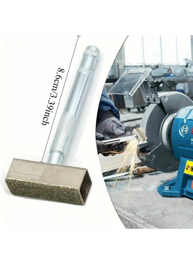 Silvery Diamond Grinding Wheel Dresser Professional Bench Grinder Dressing Tool - Image 3