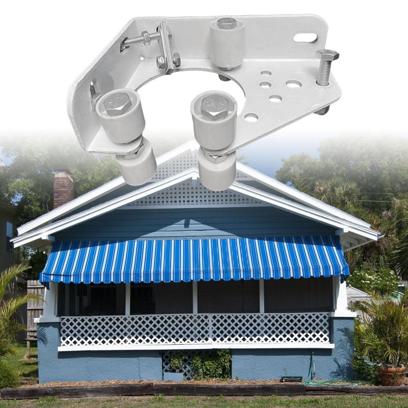 Aluminum Telescoping Awning Bracket Holder for Motorhome Outdoor Canopy Reinforcement - Image 3