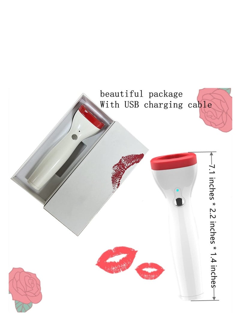 Excefore Women's Lip Plumper Tool, Silicone Electric Lip Plumper, Instantly Full Lips, USB Charging Lip Plumping Machine, Suitable for Wife, Mother, Girlfriend, Best Friend Great Gift  - Image 5