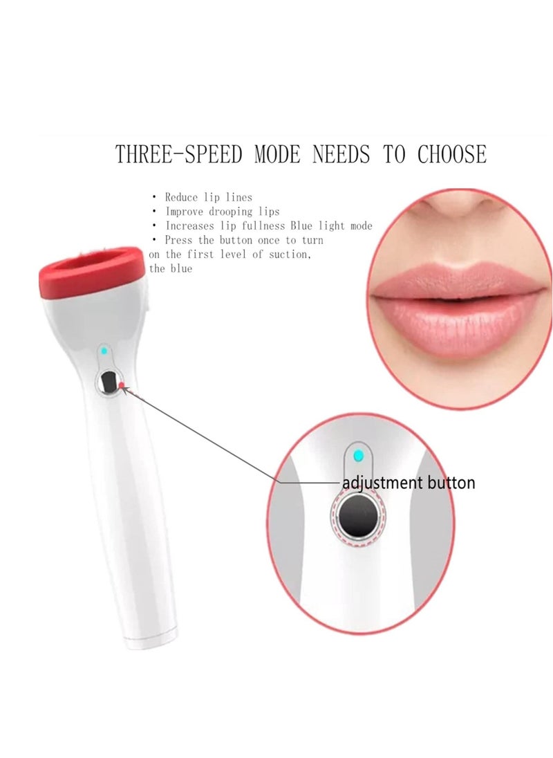 Excefore Women's Lip Plumper Tool, Silicone Electric Lip Plumper, Instantly Full Lips, USB Charging Lip Plumping Machine, Suitable for Wife, Mother, Girlfriend, Best Friend Great Gift  - Image 3